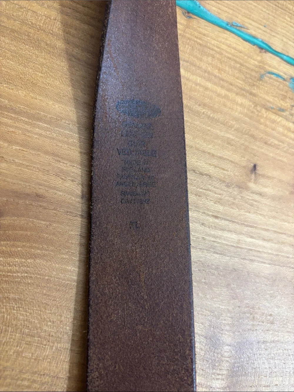 Genuine Y2K old navy Leather Western Floral Buckle Belt XL